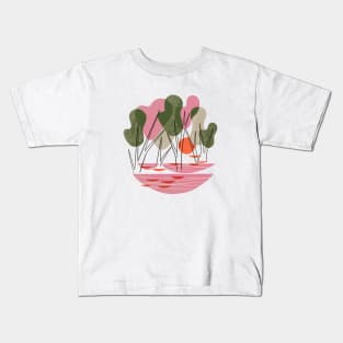 Forest Sunset Kids T-Shirt